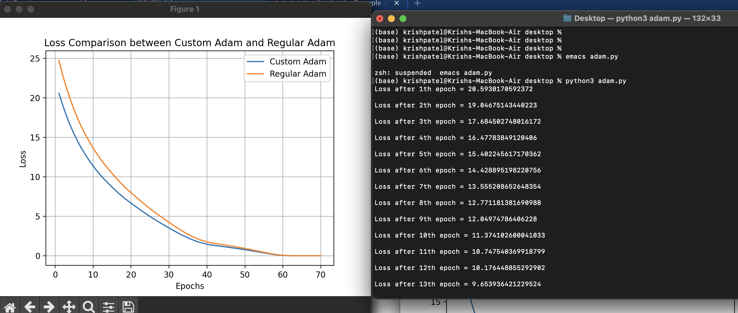 Optimized Gradient Descent Screenshot